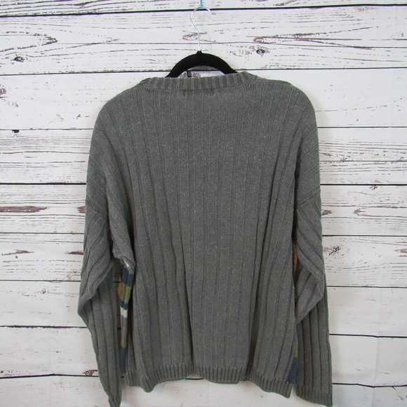 Savile Row men's striped crewneck sweater - Picture 3 of 5